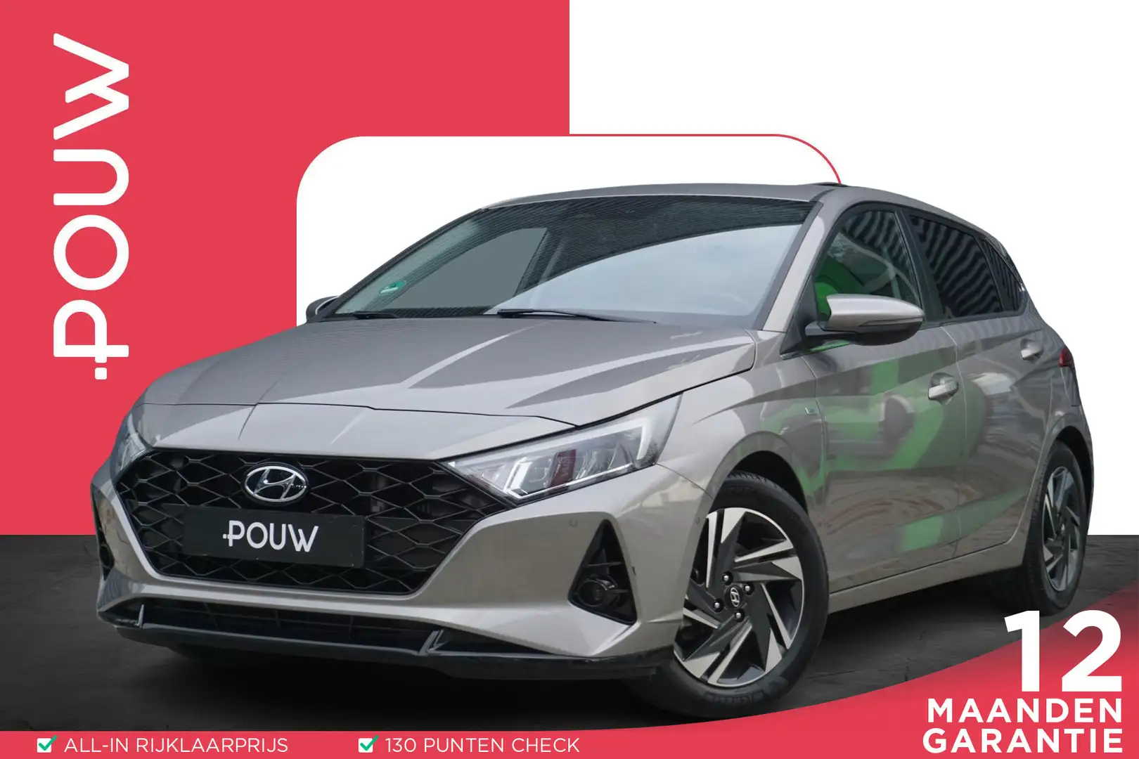 Hyundai i20 1.0 T-GDI 100pk Premium Sky | Panorama | Camera | Gris - 1