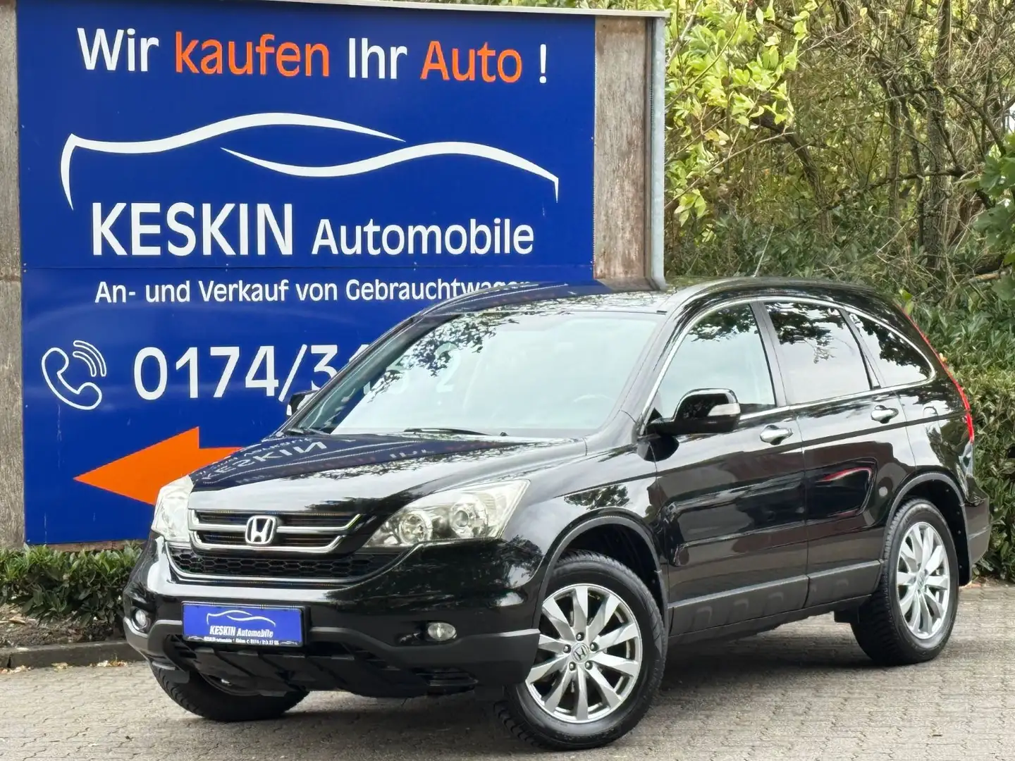 Honda CR-V Elegance*KLIMAAUTOMATIK*TEILLEDER*AHK* Schwarz - 1
