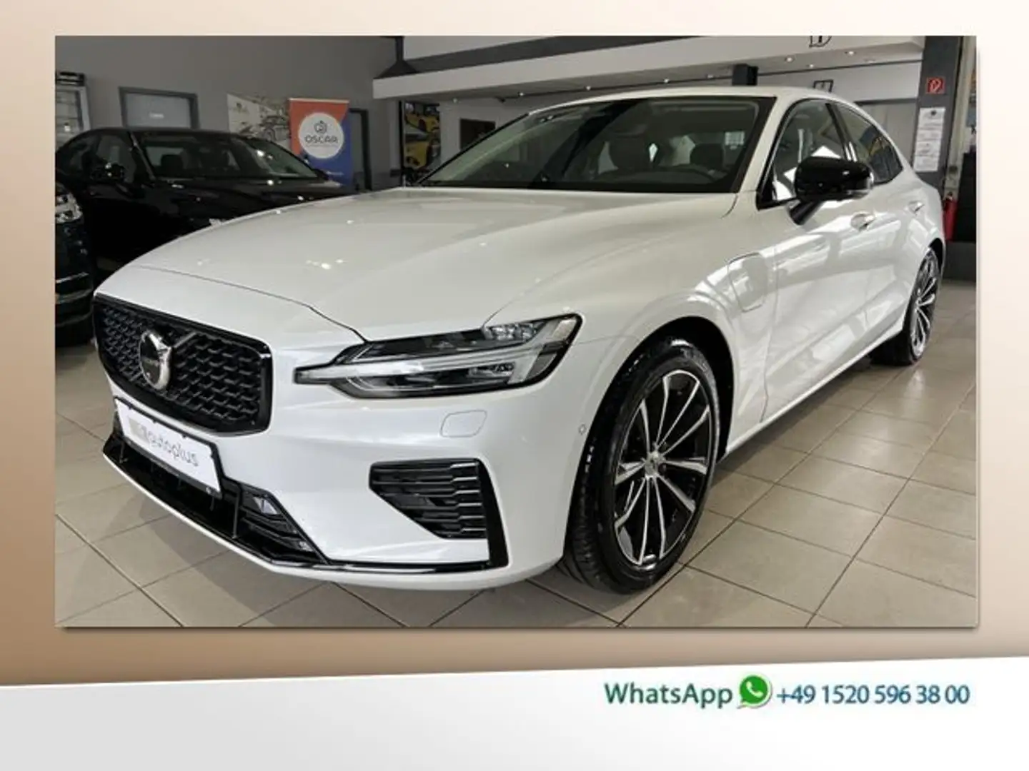 Volvo S60 T8 Ultimate Dark Recharge AWD 360° HeadUp Weiß - 1