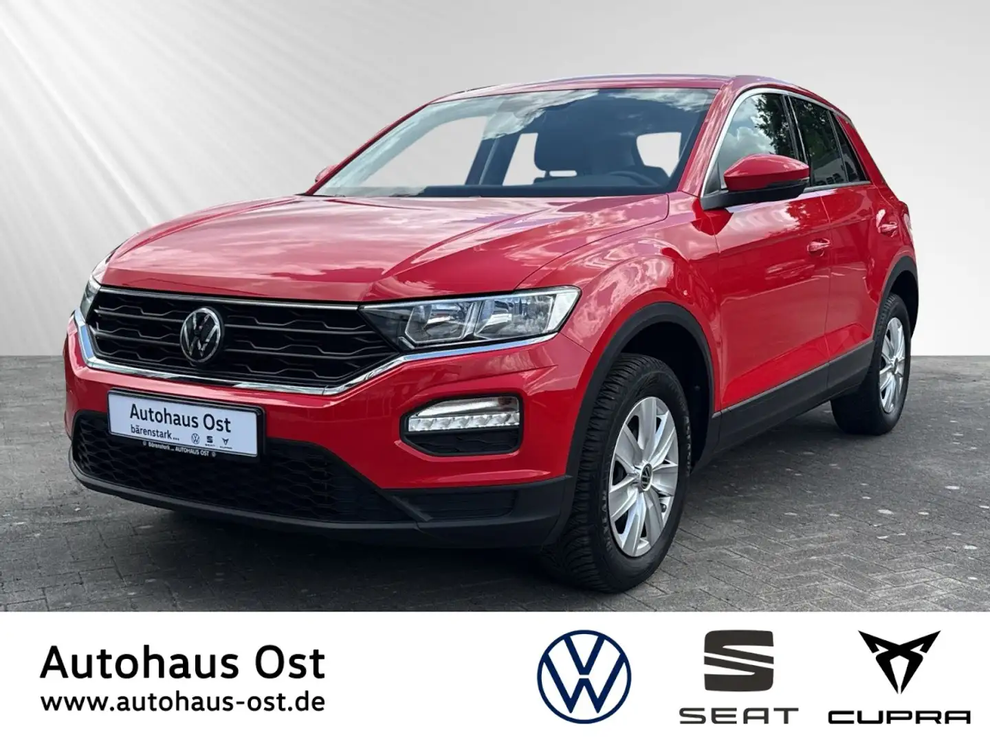 Volkswagen T-Roc 1,0 TSI Klima Fenster el. Rot - 1