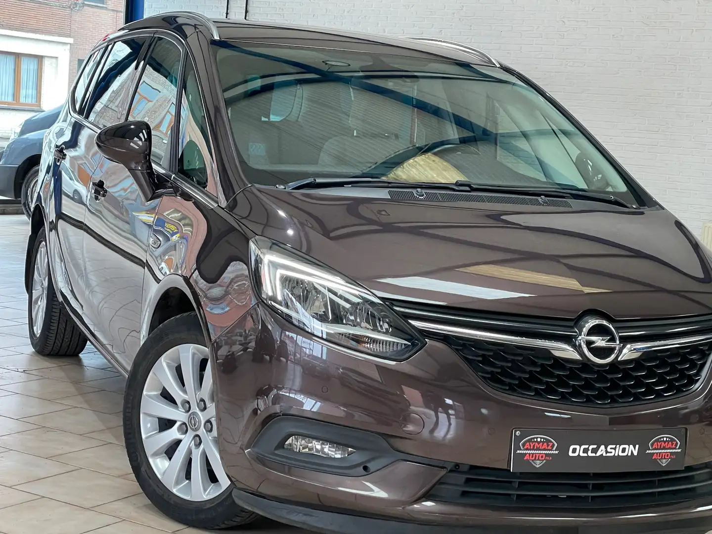 Opel Zafira Tourer 1.6 Turbo CNG ( GAZ ) + ESSENCE / EURO 6B 5 PLACES Brun - 2