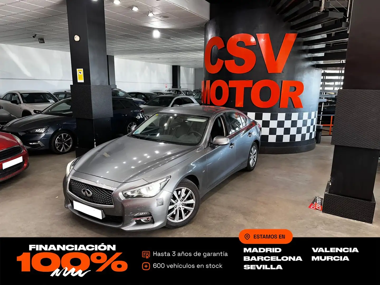 Infiniti Q50 2.2d GT Premium Aut. Gris - 1