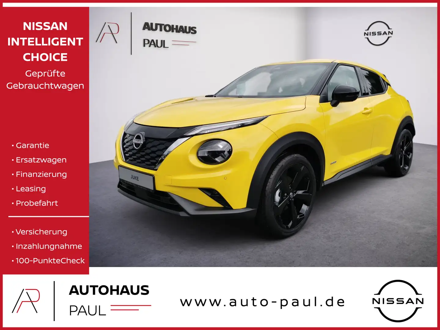 Nissan Juke Hybrid 1.6 Tekna, LED, BOSE, AVM 360°, PRO Giallo - 1