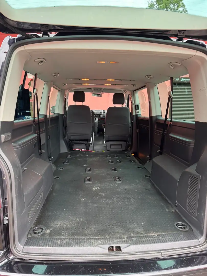 Volkswagen T5 Caravelle Transporter T5 TDI Lang Comfortline Negro - 2