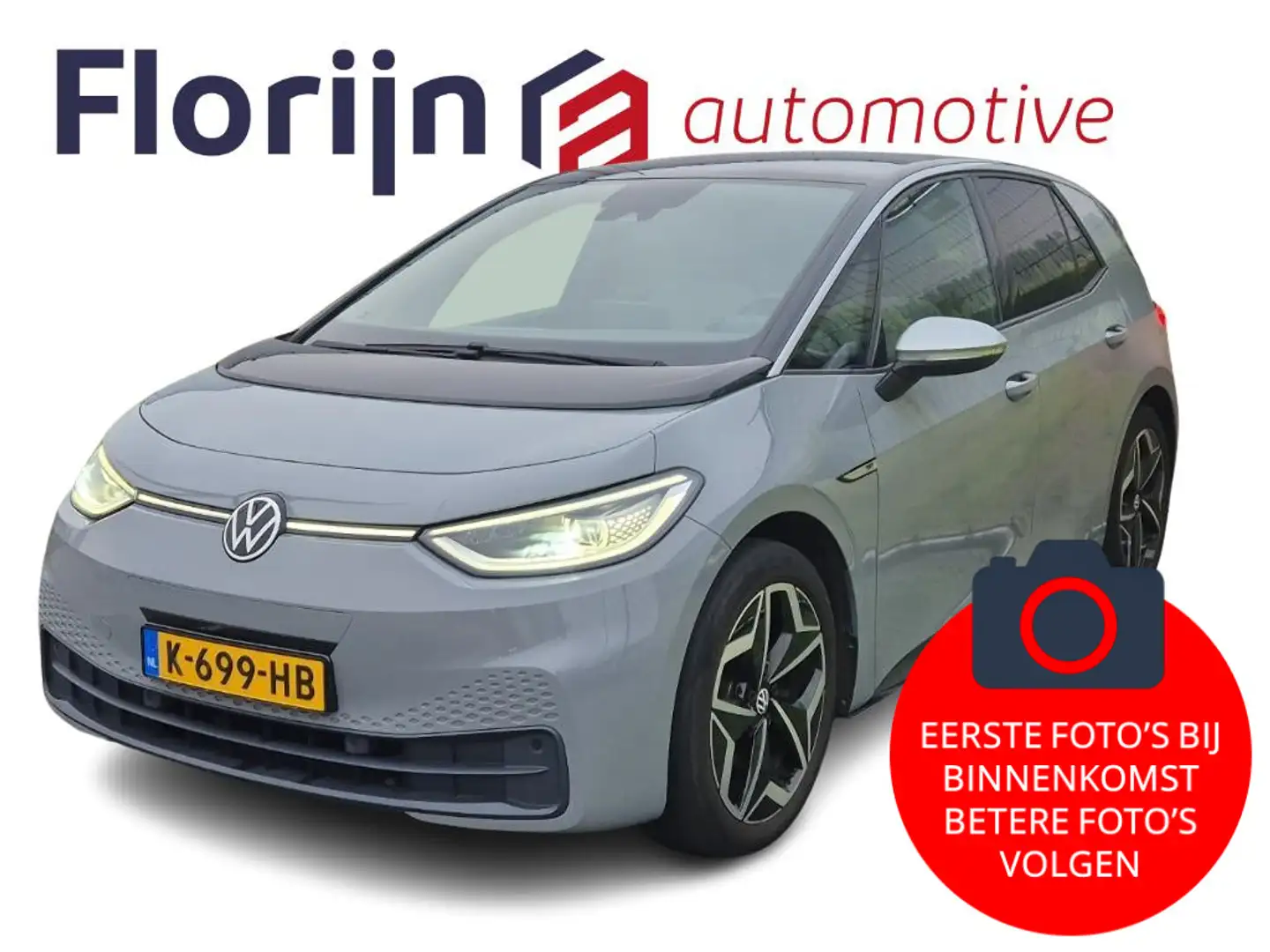 Volkswagen ID.3 First Plus 58 kWh Aut | ECC  | Stoelverw | Camera’ Grau - 1