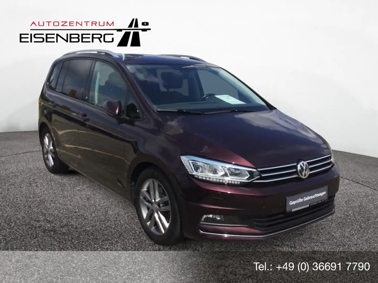 Volkswagen Touran 1.6 TDI Sound PDC SHZ NAVI AHK ACC LED Red - 1