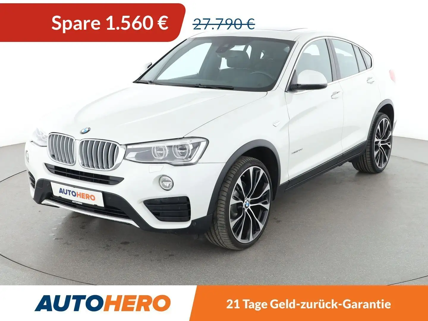 BMW X4 xDrive 30d Aut.*NAVI*TEMPO*CAM*PDC*SHZ*AHK* Weiß - 1