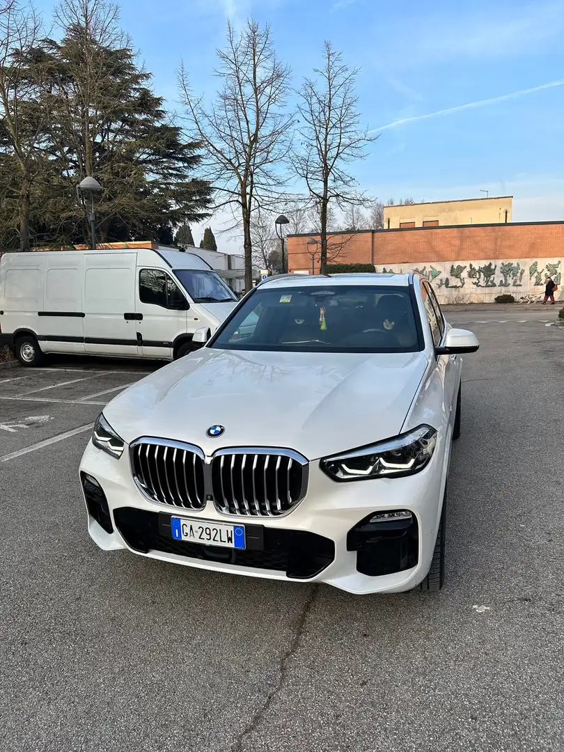 BMW X5 xdrive30d Msport auto Bianco - 2