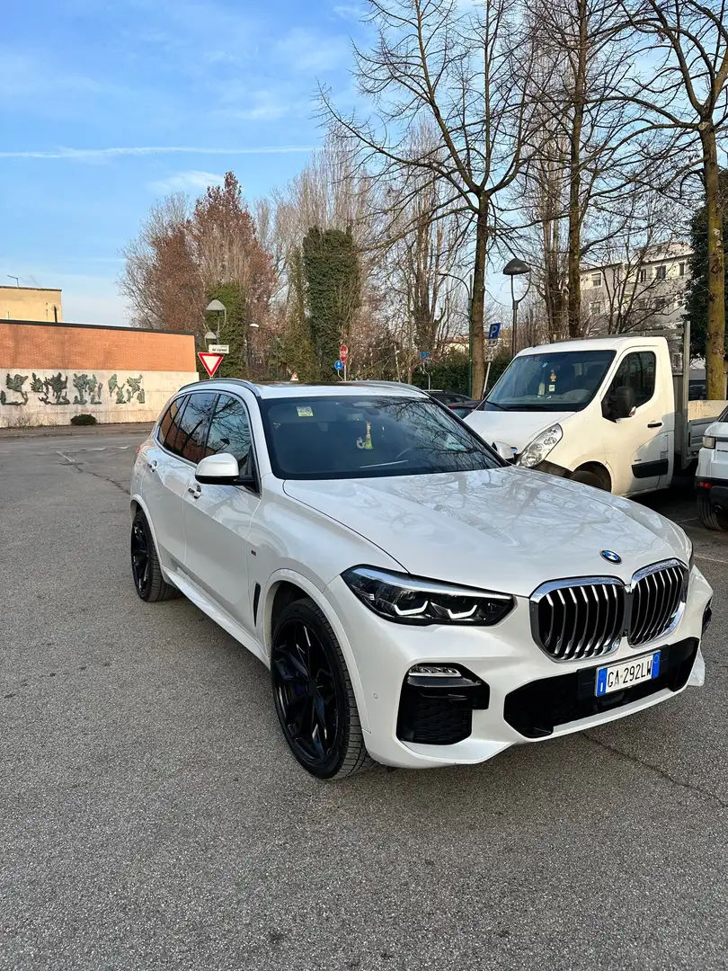 BMW X5 xdrive30d Msport auto Bianco - 1