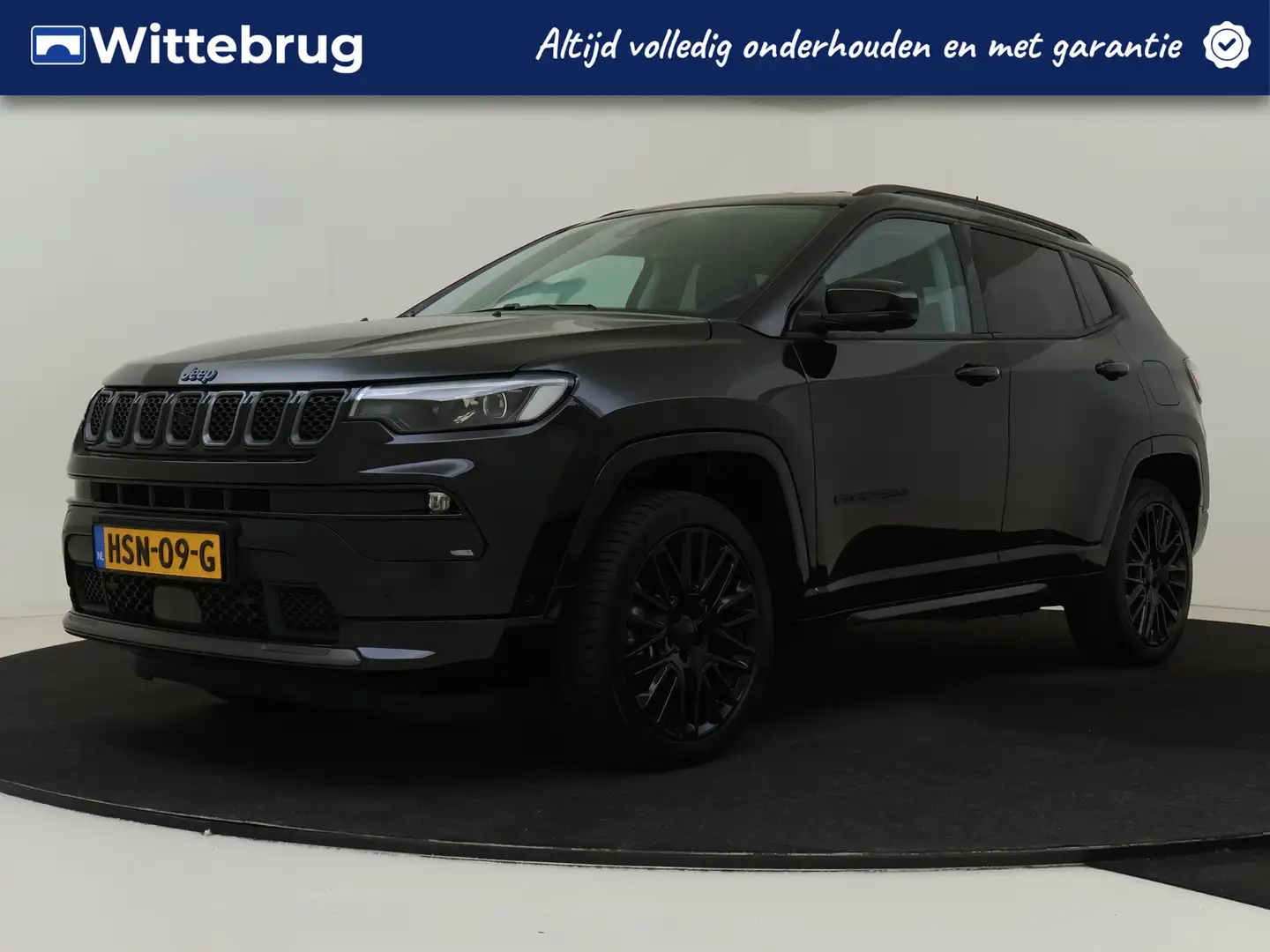 Jeep Compass 4xe 240 Plug-in Hybrid Electric S | Leder | Rondom Noir - 1