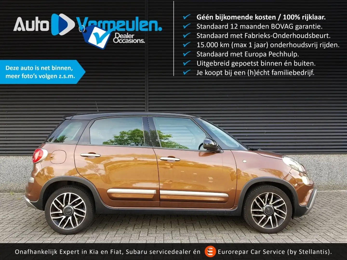 Fiat 500L Cross TwinAir 105 Pk Bruin - 1