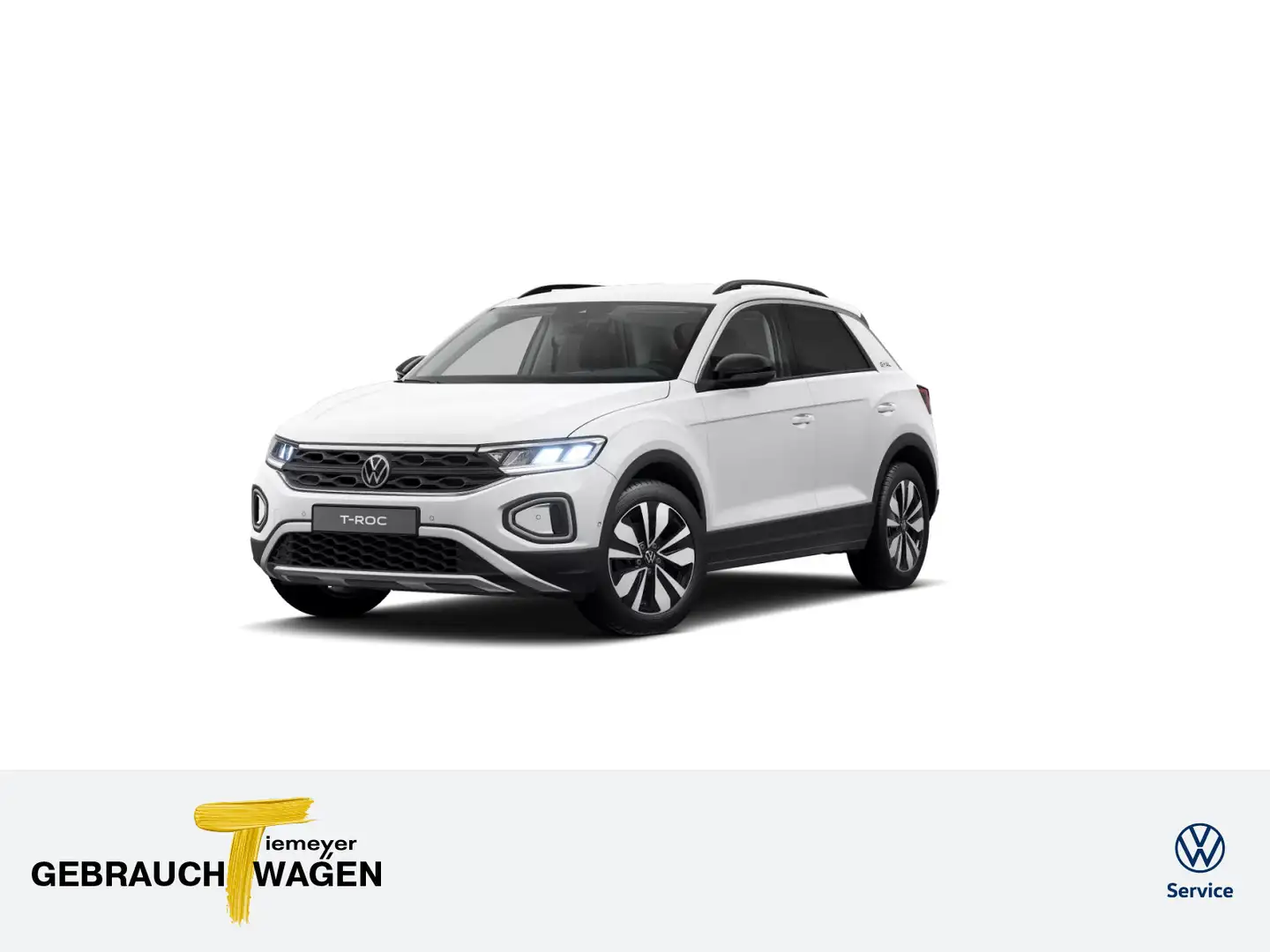 Volkswagen T-Roc 1.0 TSI GOAL NAVI ASSIST APP-CON PRIVACY Weiß - 1