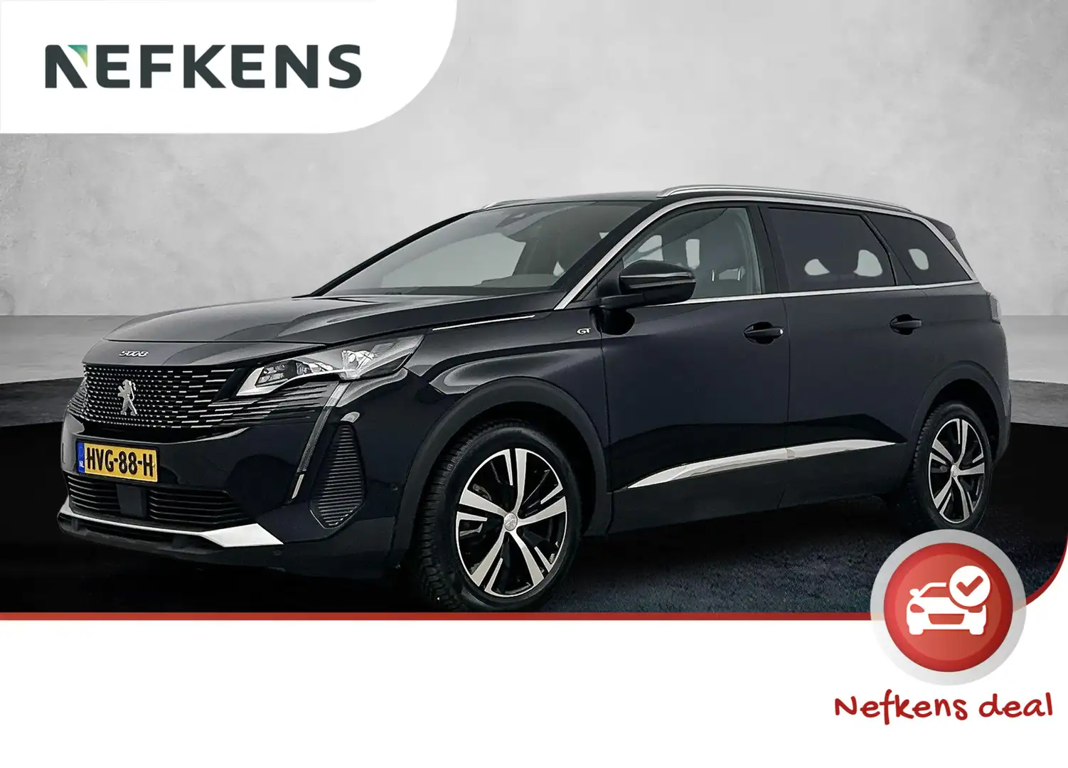 Peugeot 5008 1.2 PureTech GT Dodehoek waarschuwing // Adaptieve Zwart - 1