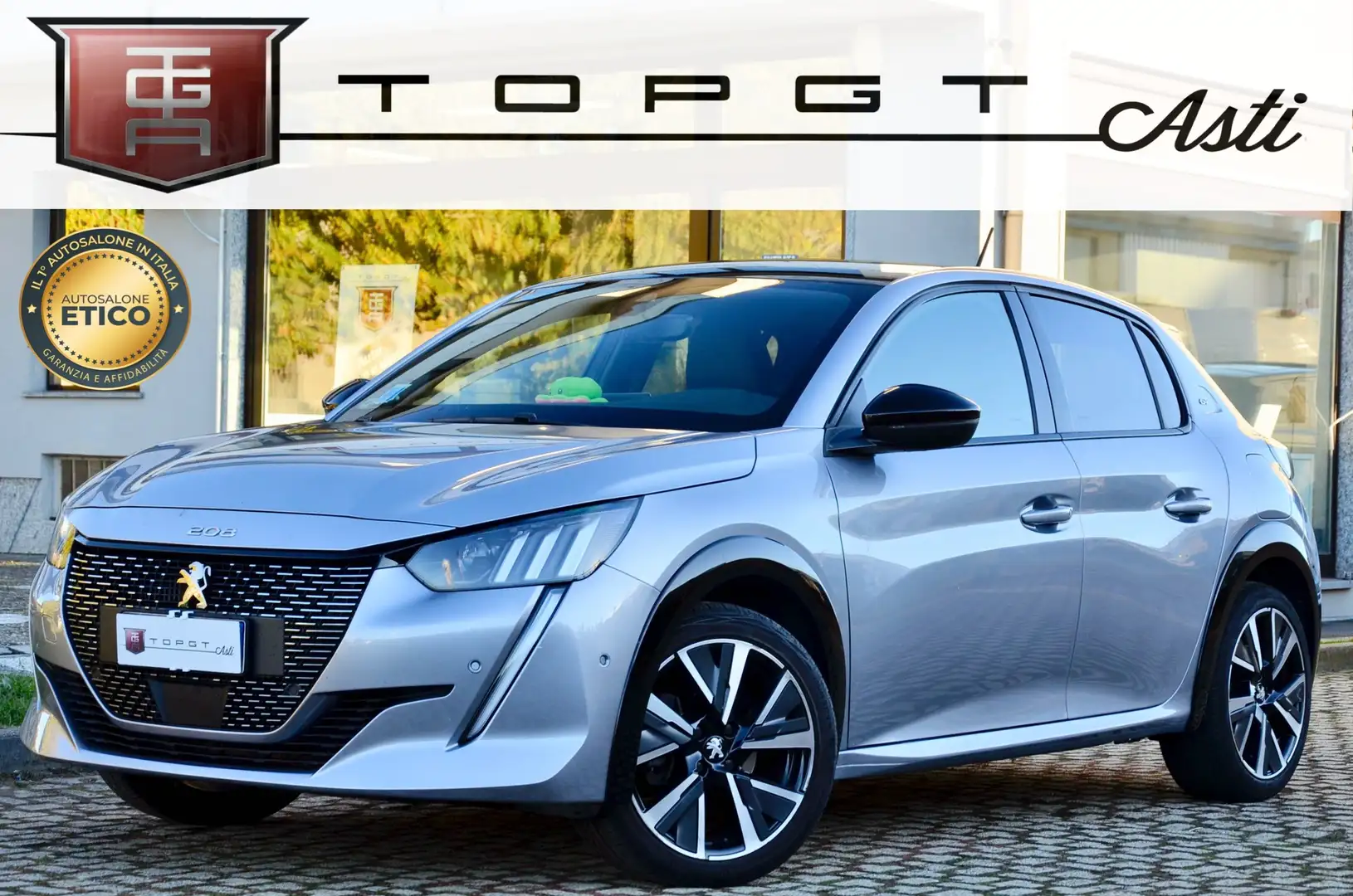 Peugeot 208 208 5p 1.5 bluehdi GT Line 102cv UNICOPR. PERMUTE Grigio - 1