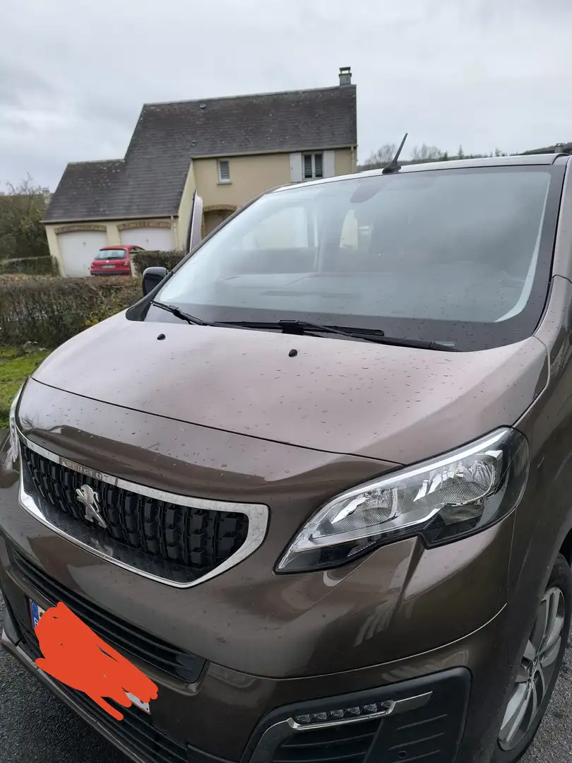 Peugeot Traveller Traveller Long BlueHDi 145ch S Brun - 1