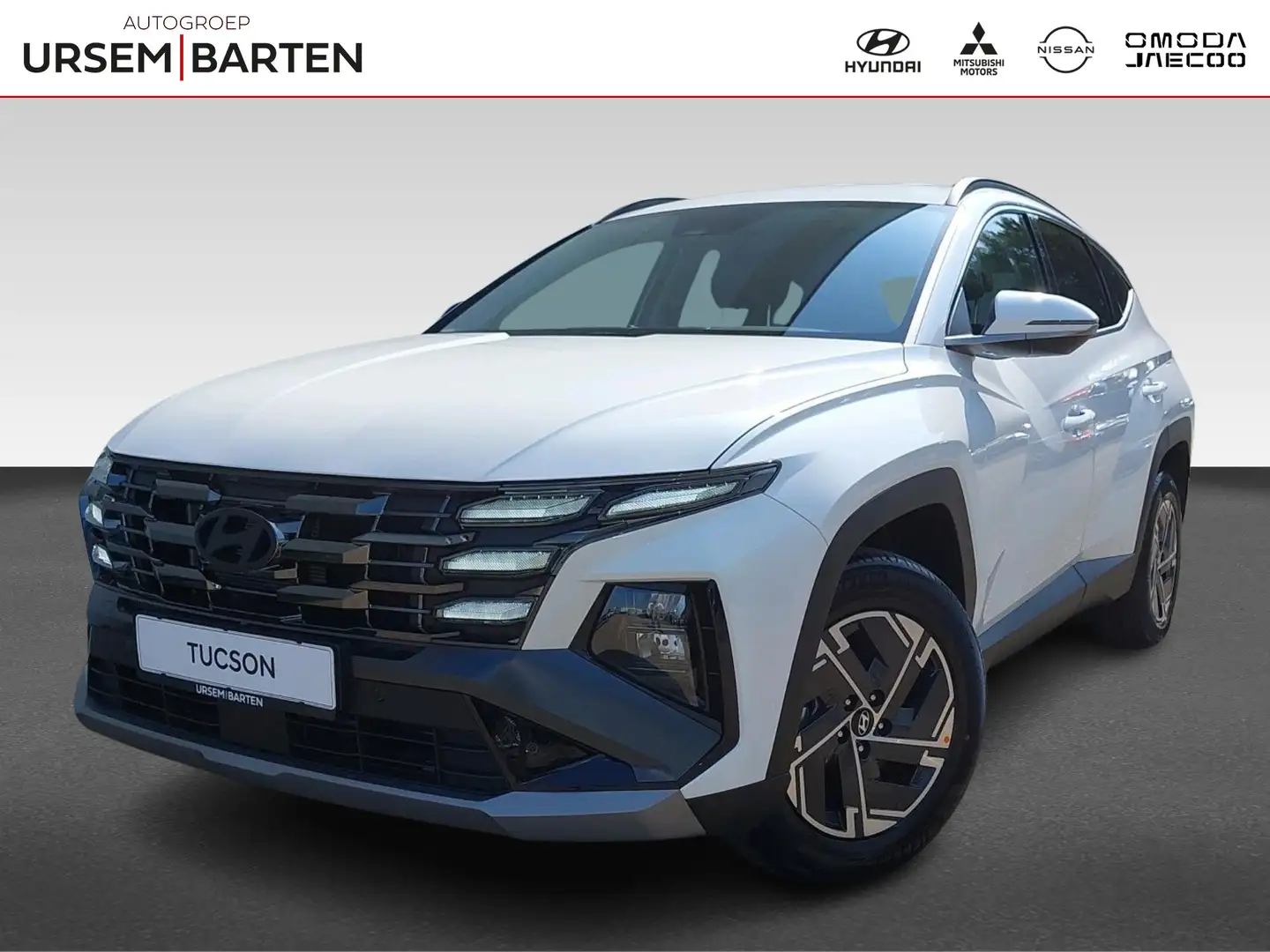 Hyundai TUCSON 1.6 T-GDI HEV Comfort Smart VAN: €49.495 VOOR: €41 Wit - 1