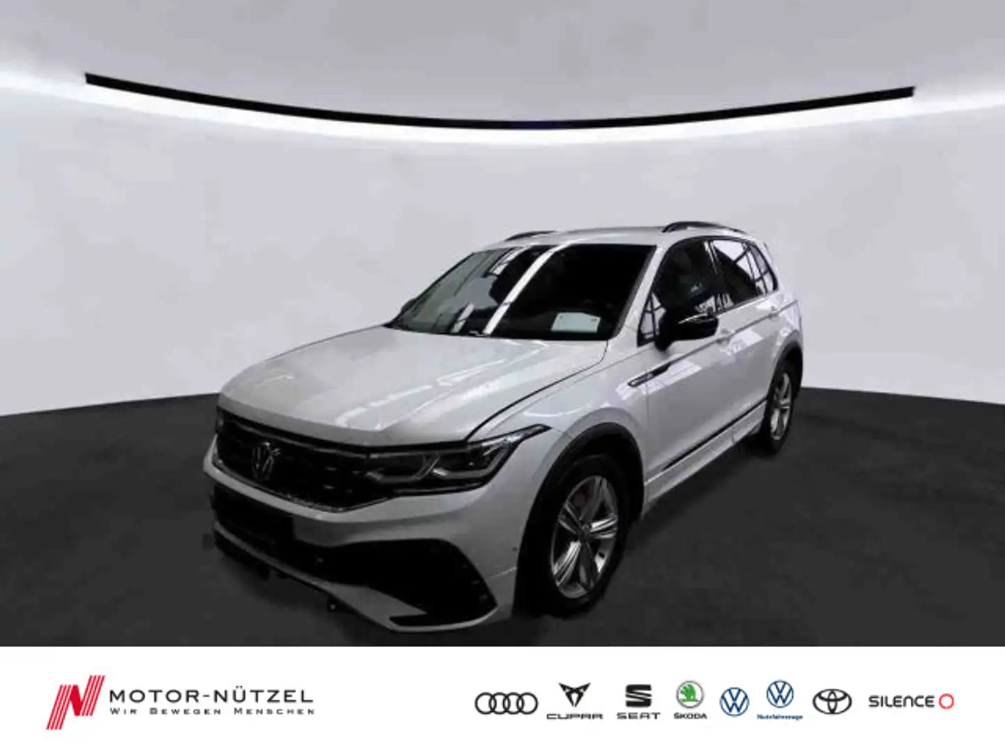 Volkswagen Tiguan 2.0 TSI 4M DSG R-LINE MATRIX+NAVI+ACC+SHZ Weiß - 1