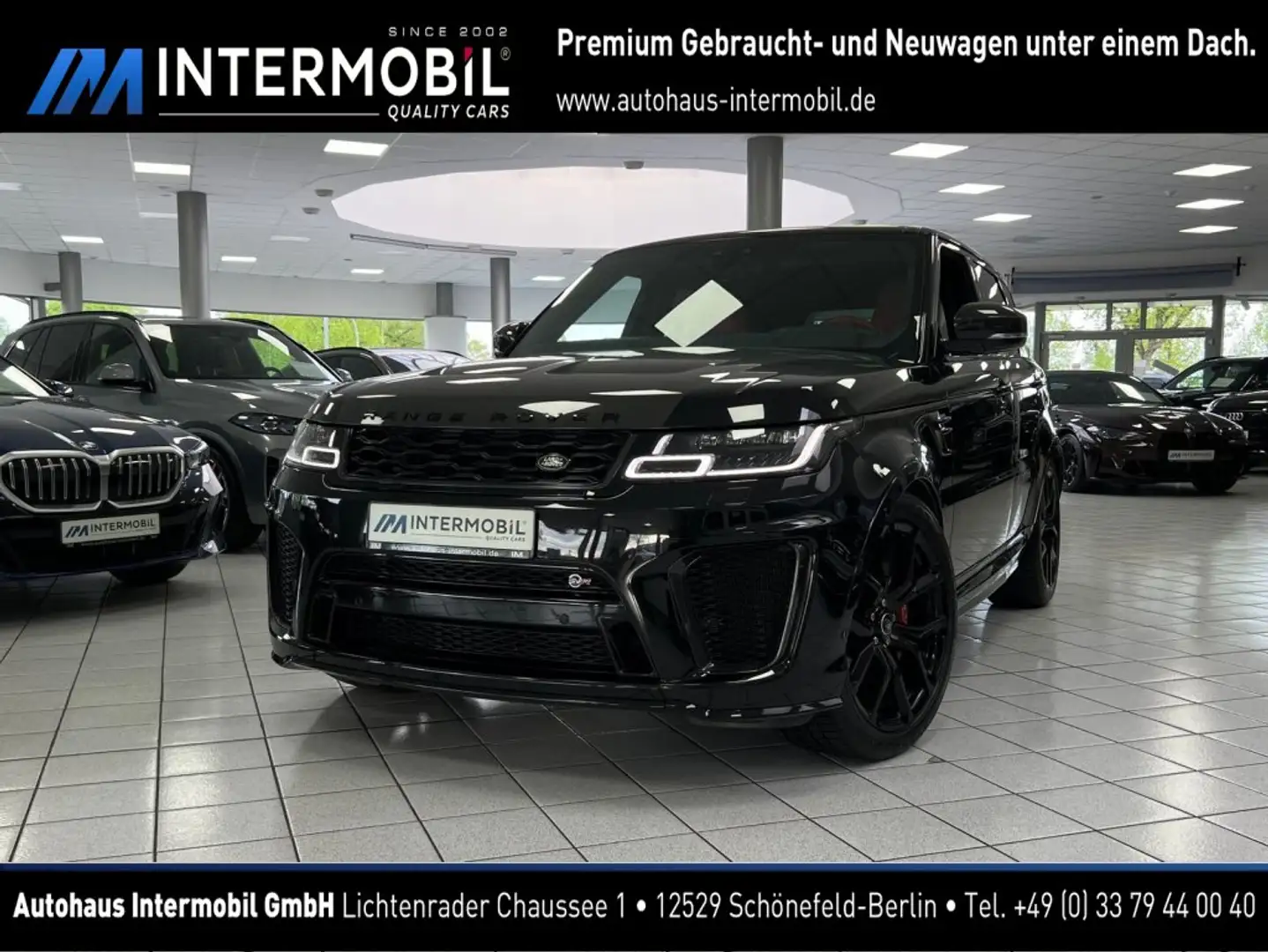 Land Rover Range Rover Sport 5.0 SVR Carbon*PANO*LUFT*SOFT* Schwarz - 1