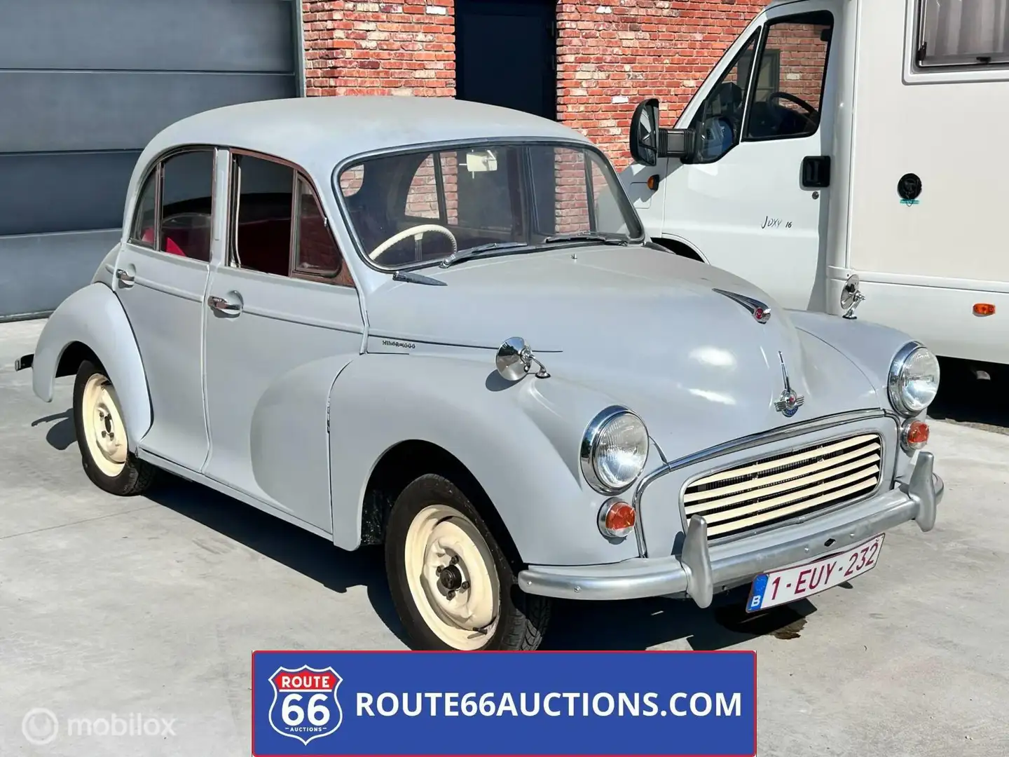 Oldtimer Morris Minor 1000 Coupé 1956 | Route 66 auctions Gri - 1