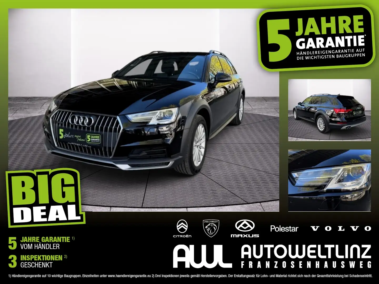 Audi A4 allroad quattro 2.0 TDI Alcantara+Navi+SHZ Negro - 1