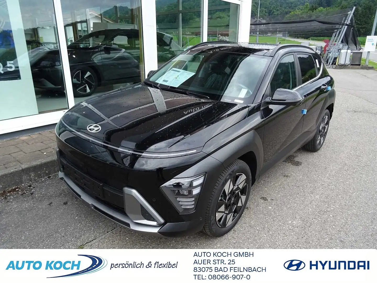 Hyundai KONA 1.6 T-GDI , Prime, Schiebedach 2WD Schwarz - 1
