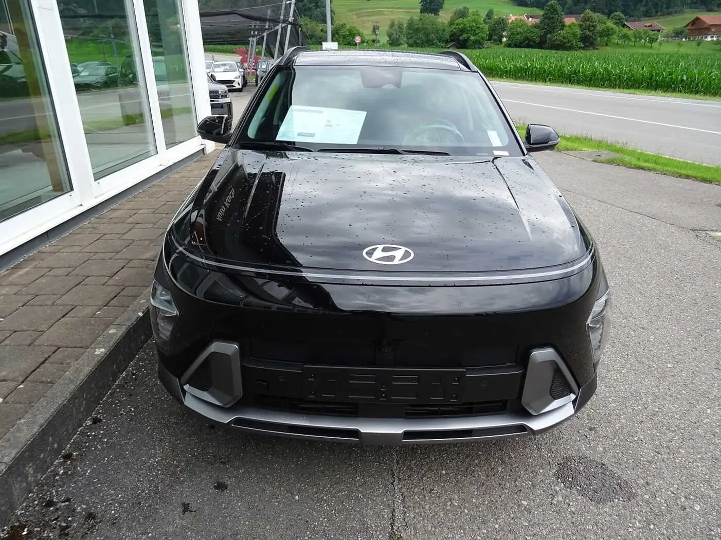 Hyundai KONA 1.6 T-GDI , Prime, Schiebedach 2WD Schwarz - 2