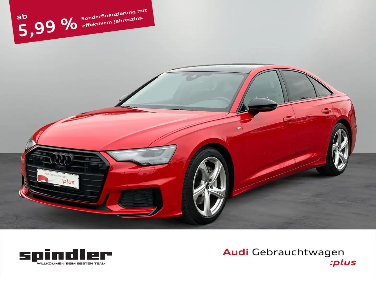 Audi A6 S-Line 45 TFSI quattro / Pano, AHK Rot - 1