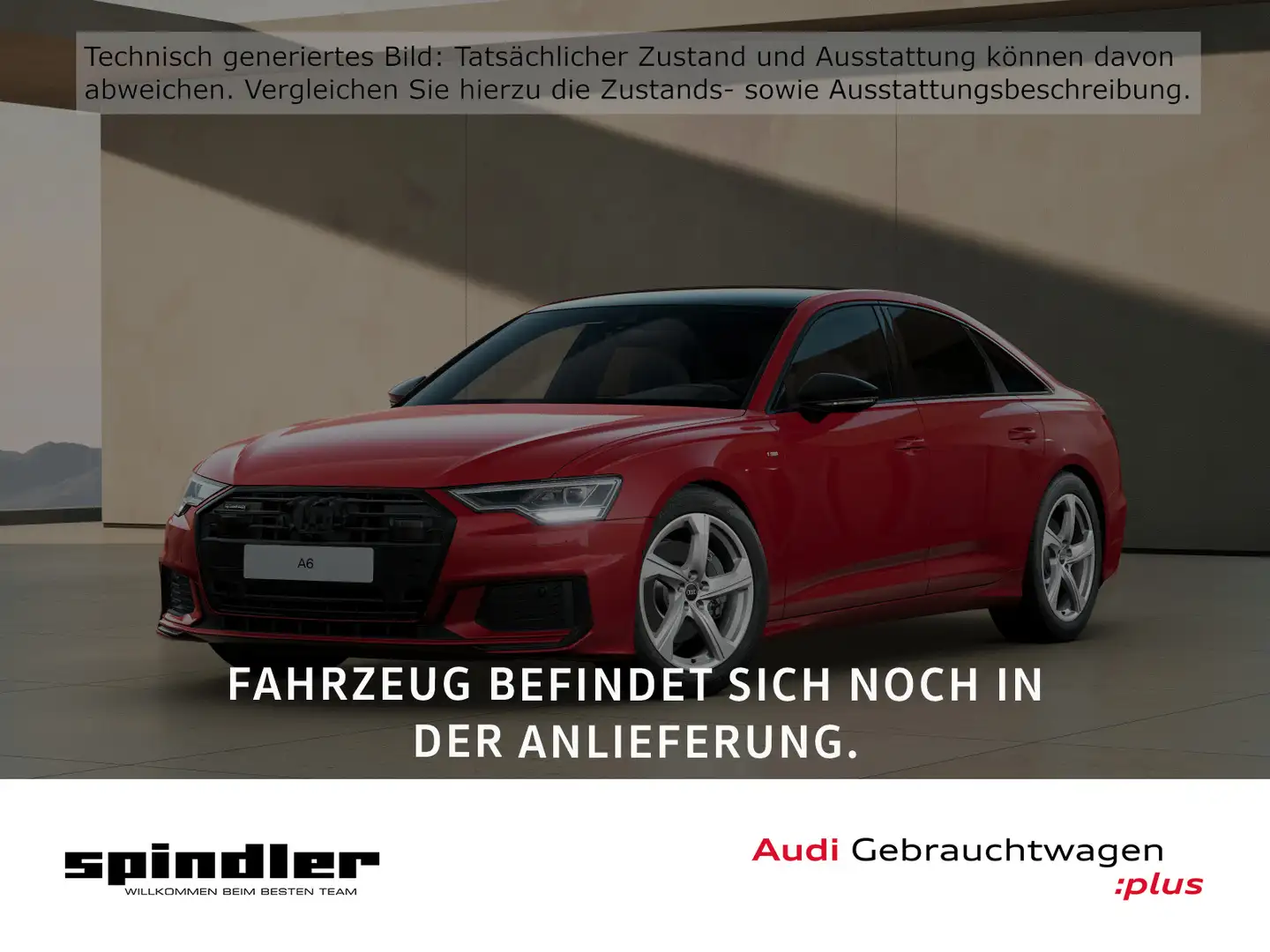 Audi A6 S-Line 45 TFSI quattro / Pano, AHK Rosso - 1