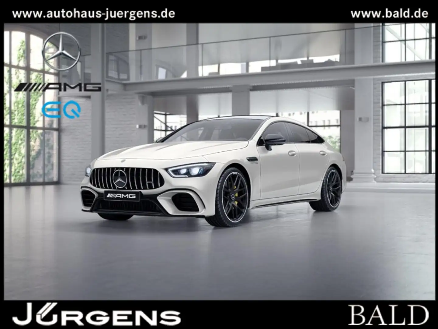 Mercedes-Benz AMG GT 63 S 4M+ Pano/Burm/HUD/Sitzklima/Memo/21" White - 2
