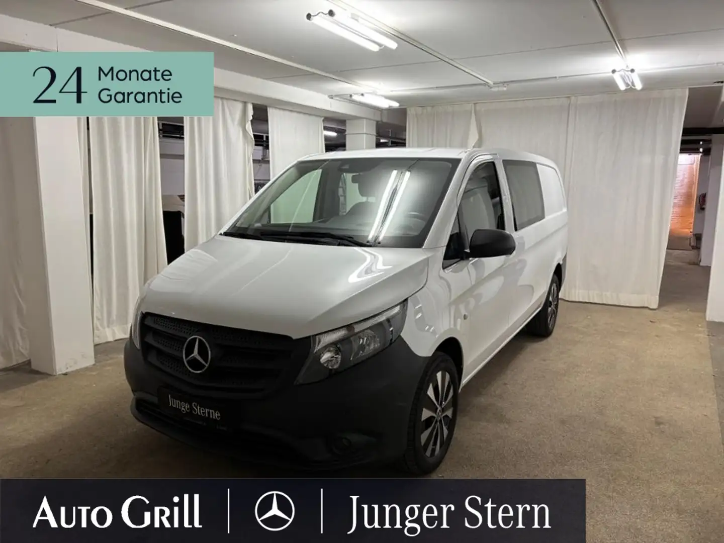 Mercedes-Benz Vito 114 Mixto 5 Sitze Klima RFK Trennwand Navi Weiß - 2