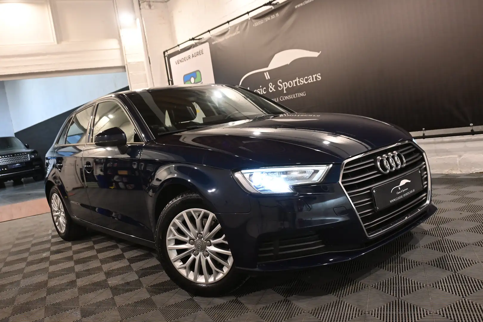 Audi A3 2.0 TDI SPORTBACK / EURO 6 / GPS NAVI / LEDS / PDC Bleu - 2