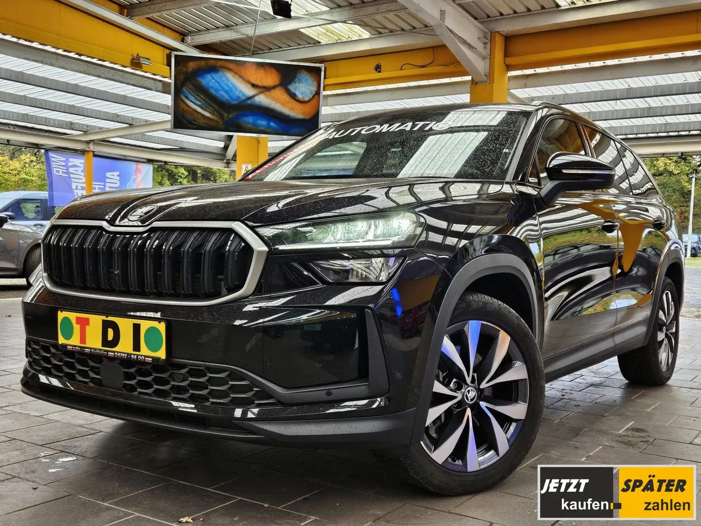 Skoda Kodiaq TDI Selection mit AHK, in diversen Farben Czarny - 1