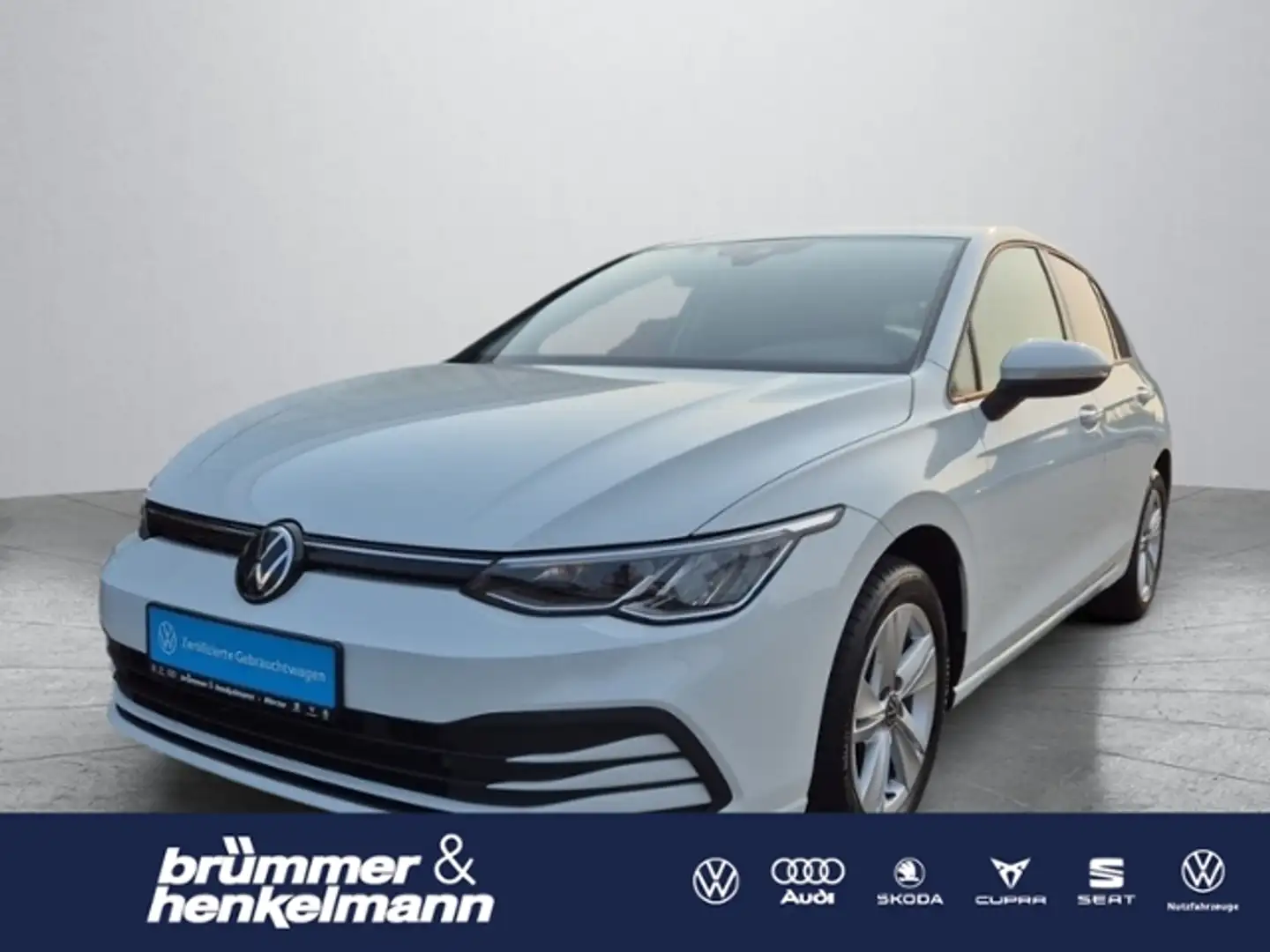 Volkswagen Golf VIII Life 2.0 TDI +AHK+AppConnect+Keyless+ Blanc - 1