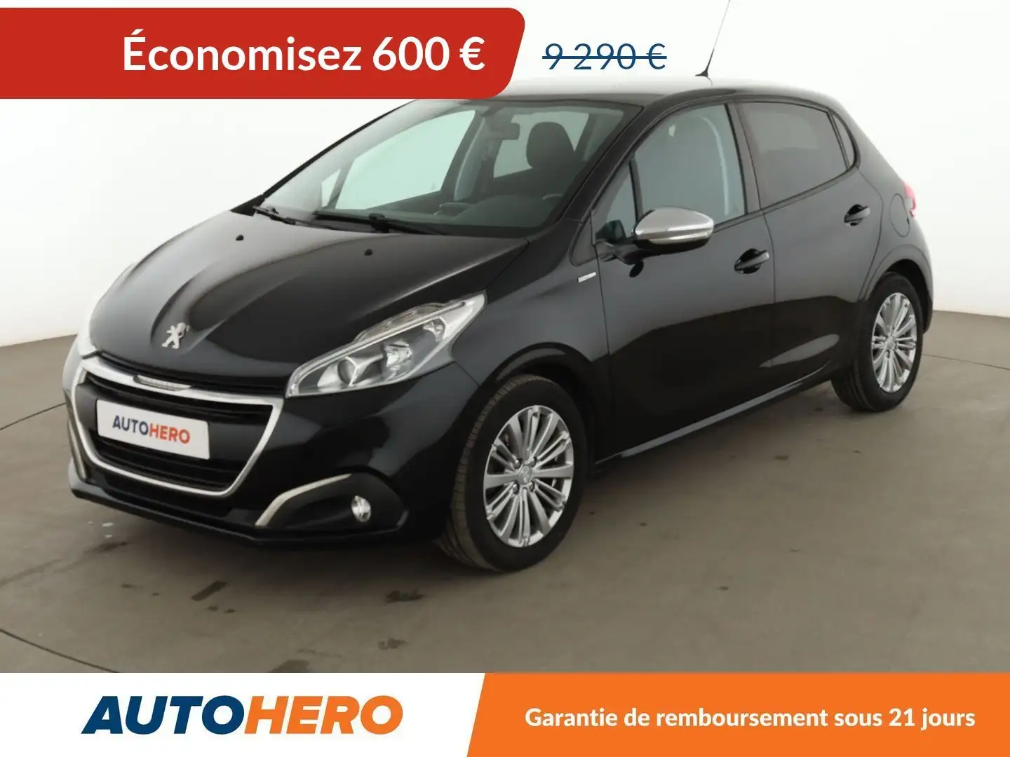 Peugeot 208 1.6 Blue-HDi Style Noir - 1