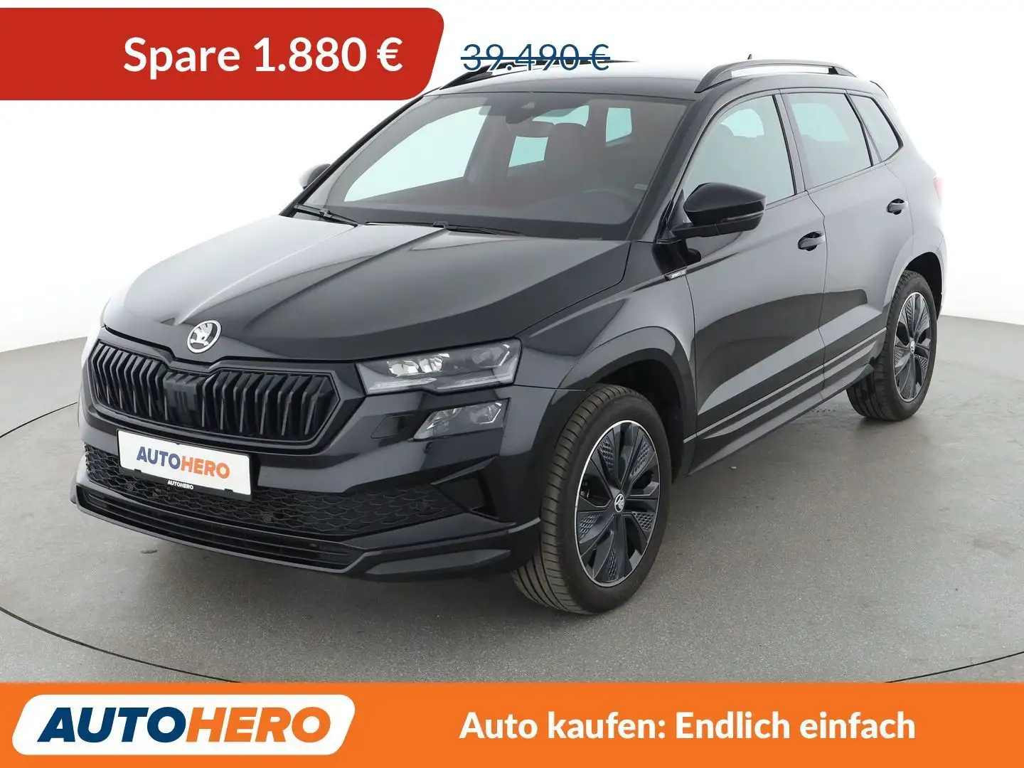 Skoda Karoq 2.0 TDI Sportline 4x4 Aut.*NAVI*MATRIX*ACC*CAM*SHZ Noir - 1