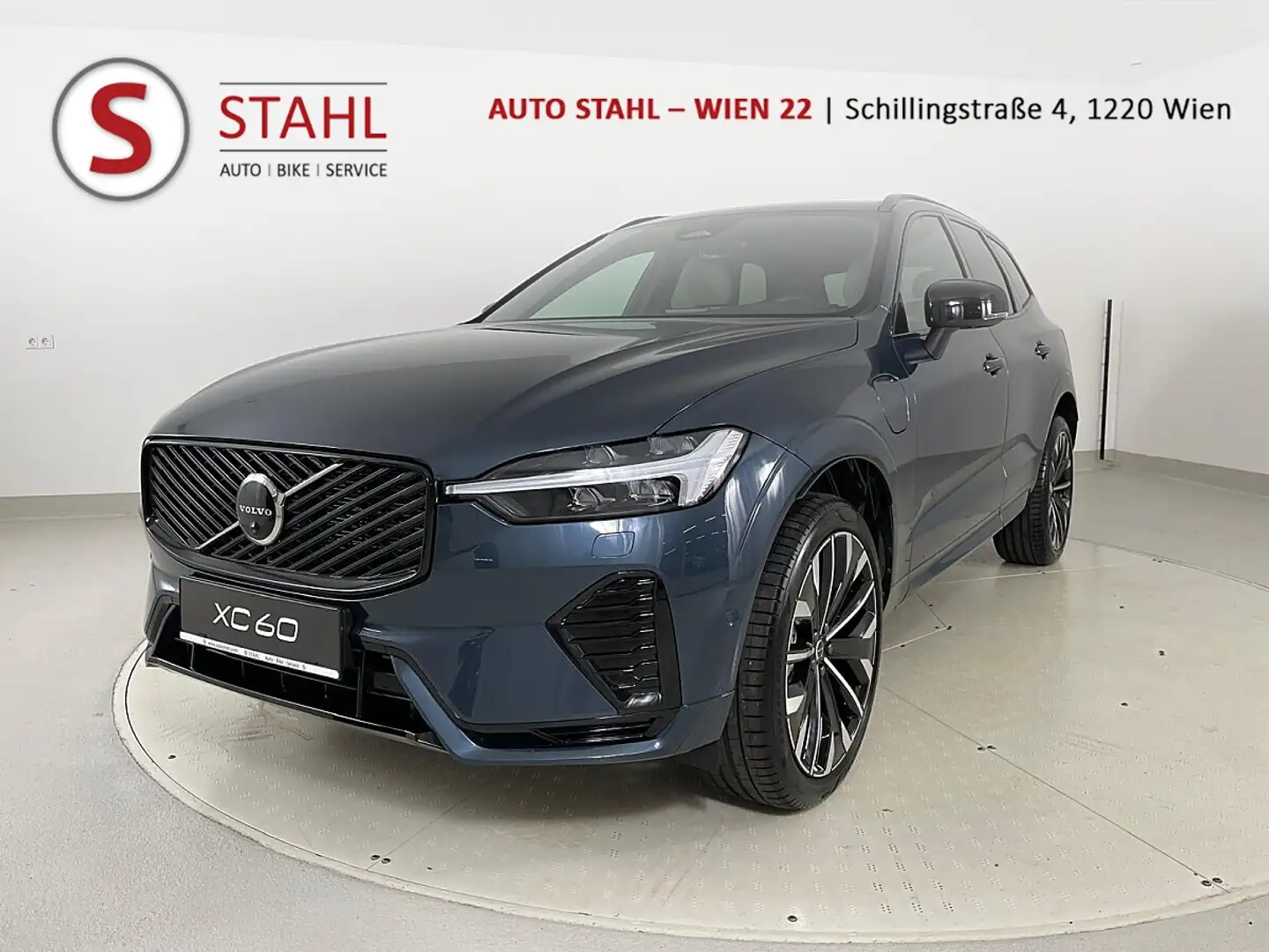 Volvo XC60 T6 AWD PHEV 18,8kWh Plus Dark Aut.| Stahl Wien 22 Blau - 1