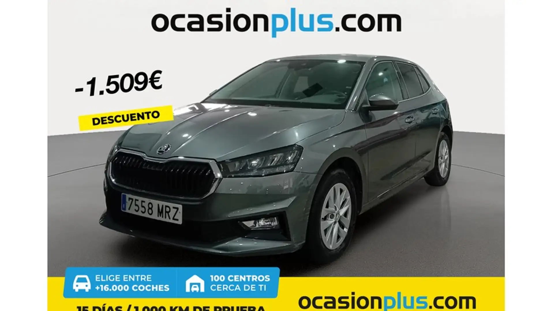 Skoda Fabia 1.0 TSI Selection 70kW Gris - 1