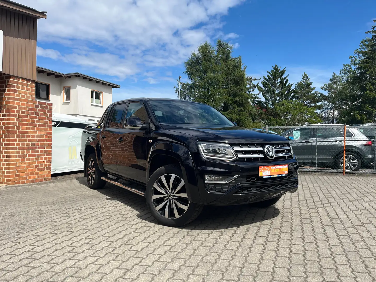 Volkswagen Amarok 19% MwSt. ausweisbar!! 4Motion Kamera AHK  Sitzh. Zwart - 1