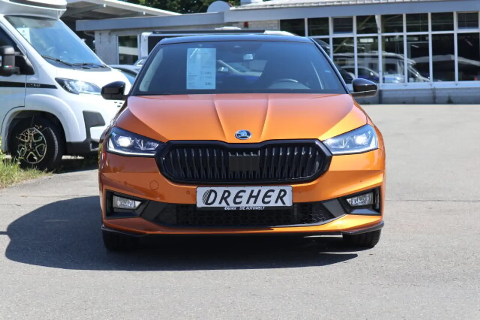 Skoda Fabia Fabia 1.0 TSI Monte Carlo Klima/LED/Kamera/DAB BC Orange - 2