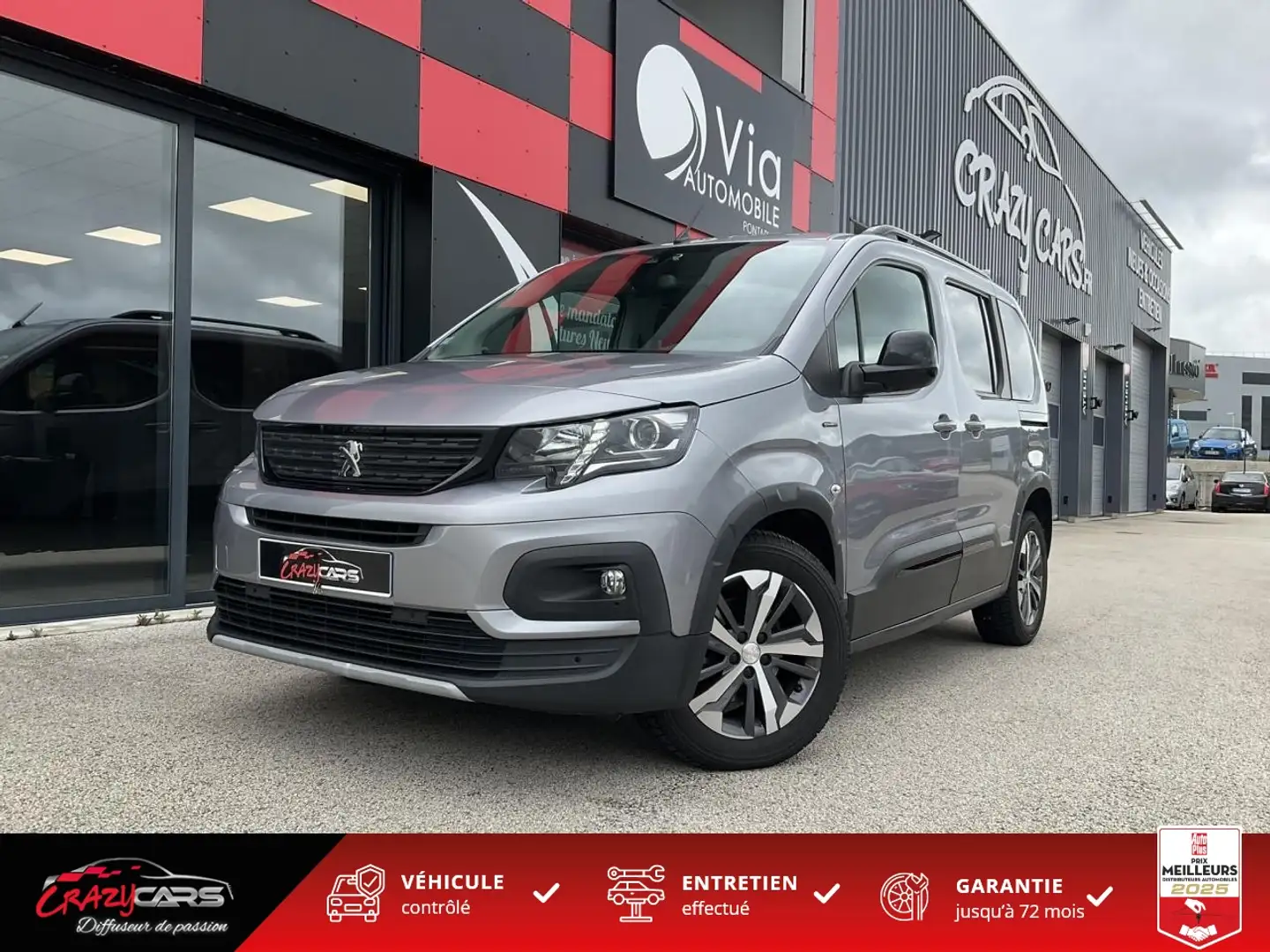 Peugeot Rifter Standard 1.5 BlueHDI 130 EAT8 GT Line - CAM siva - 1