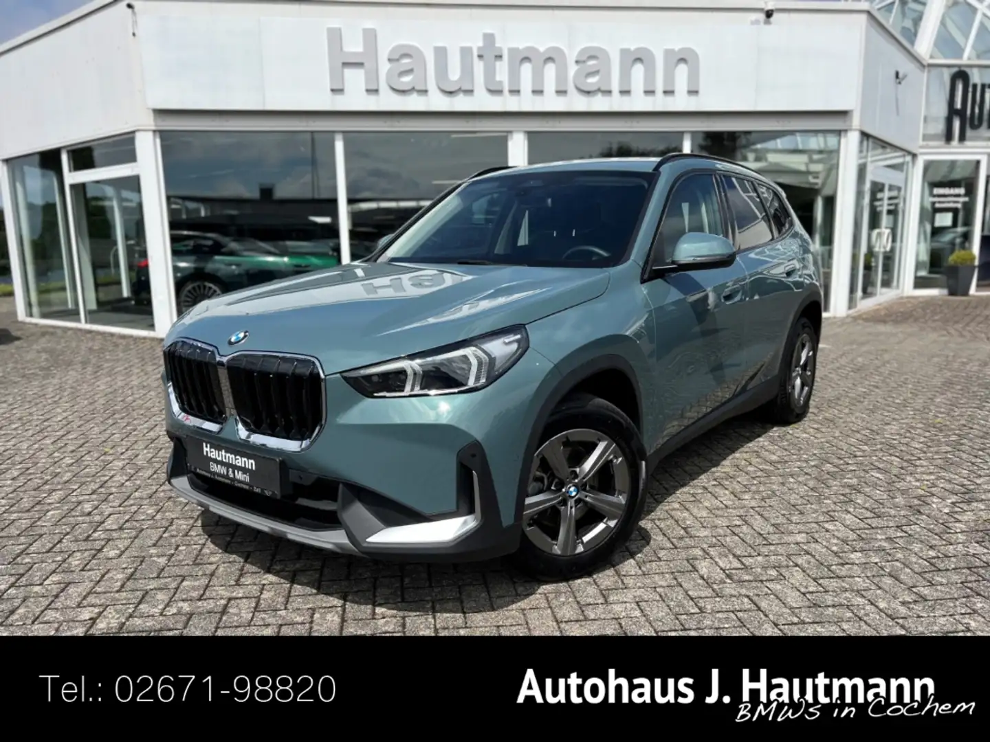 BMW X1 18d sDrive +1.HAND+adapt.LED+PREMIUM-P.+ Grün - 1