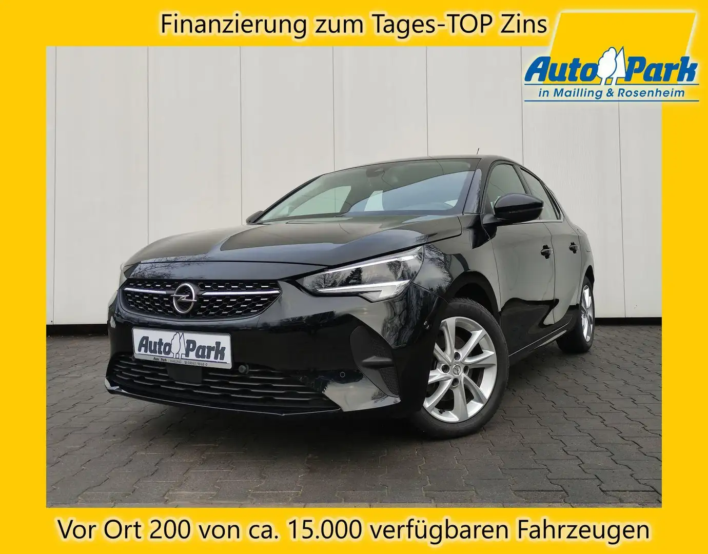 Opel Corsa 1.2 Turbo Aut. Elegance NAVI~LED~SHZ~2xPDC Nero - 1