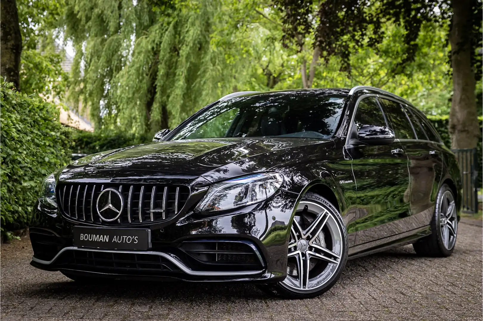 Mercedes-Benz C 63 AMG Estate Premium Plus Schaalstoel Distronic Burmeste Noir - 1