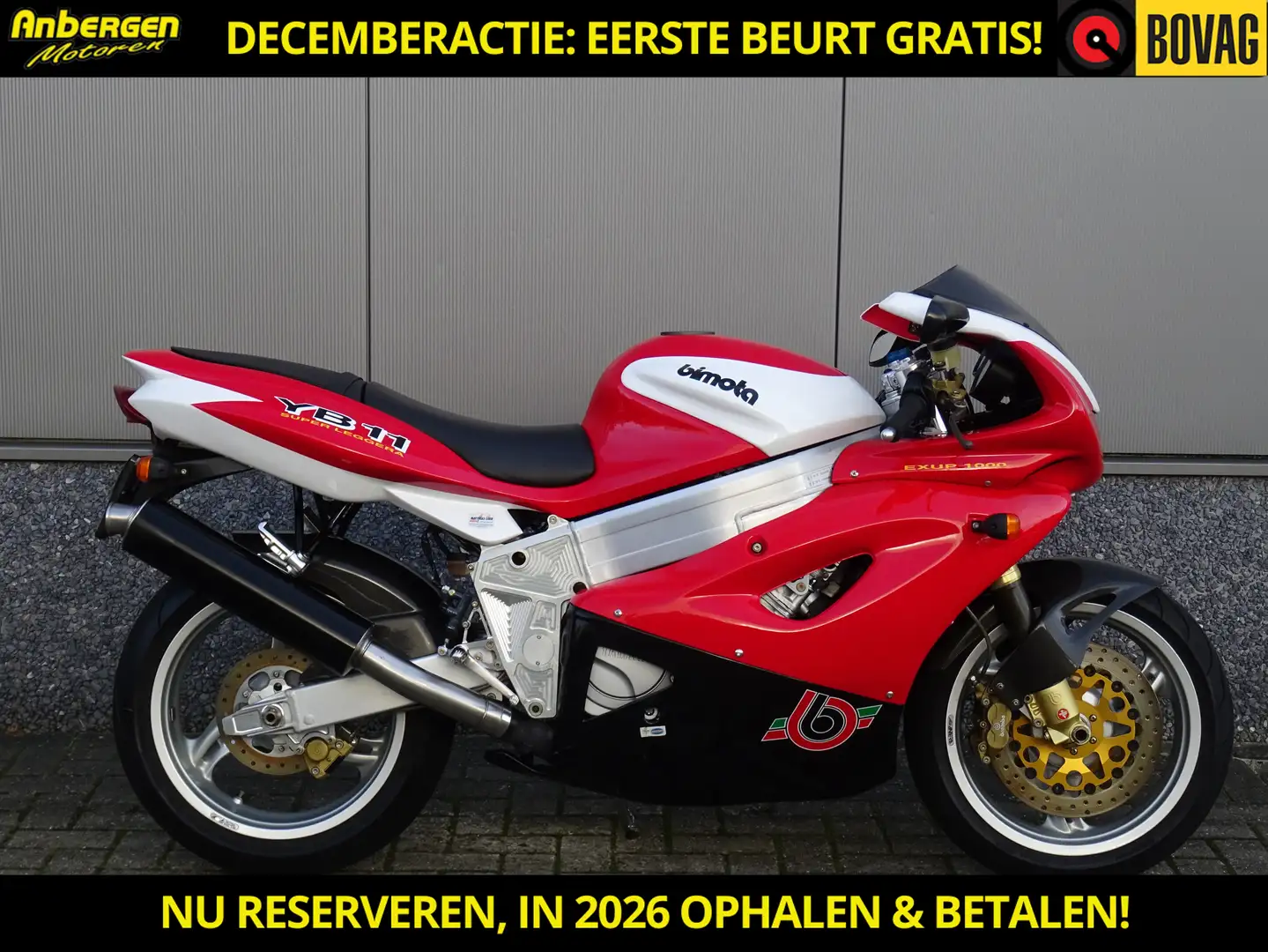 Bimota YB 11 SUPER LEGGERA Červená - 1