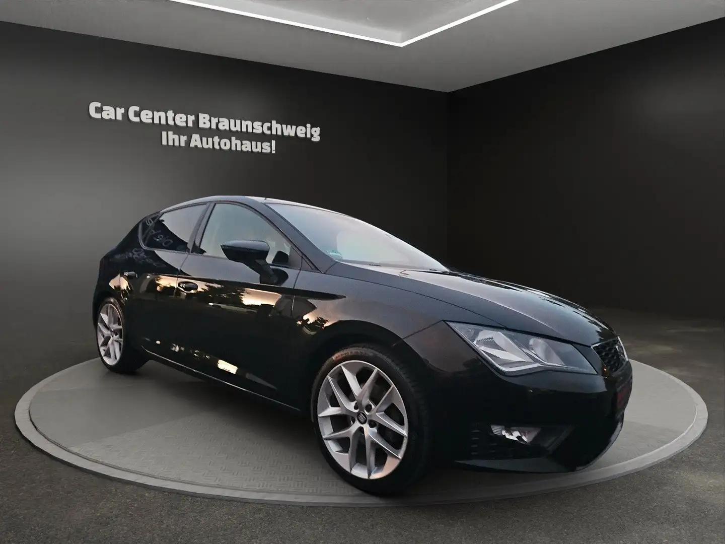 SEAT Leon 2.0 TDI FR+PDC+Alu+1~Hand+Temp Schwarz - 2
