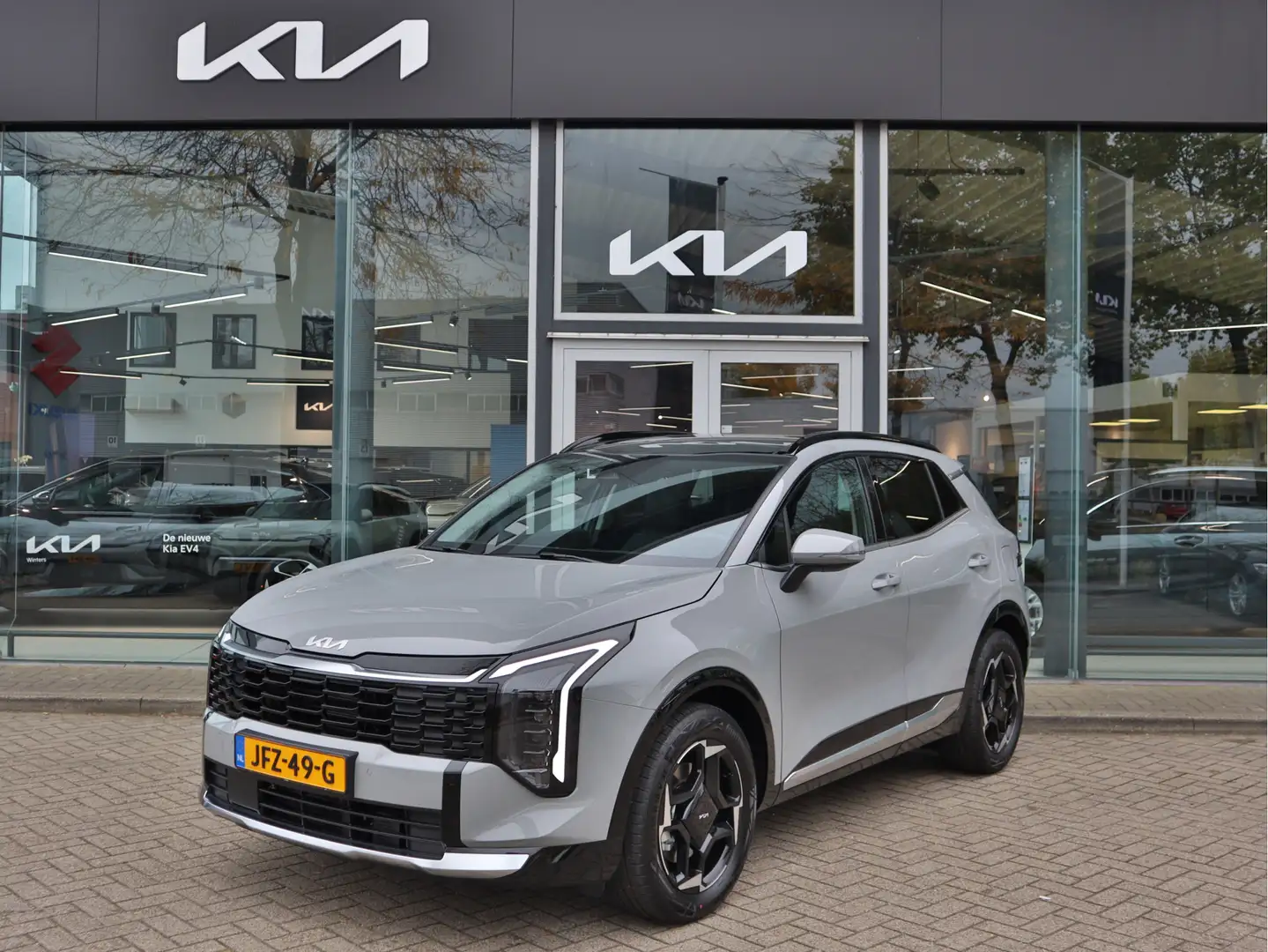 Kia Sportage 1.6 T-GDi Hybrid DynamicPlusLine DIRECT LEVERBAAR Gris - 1