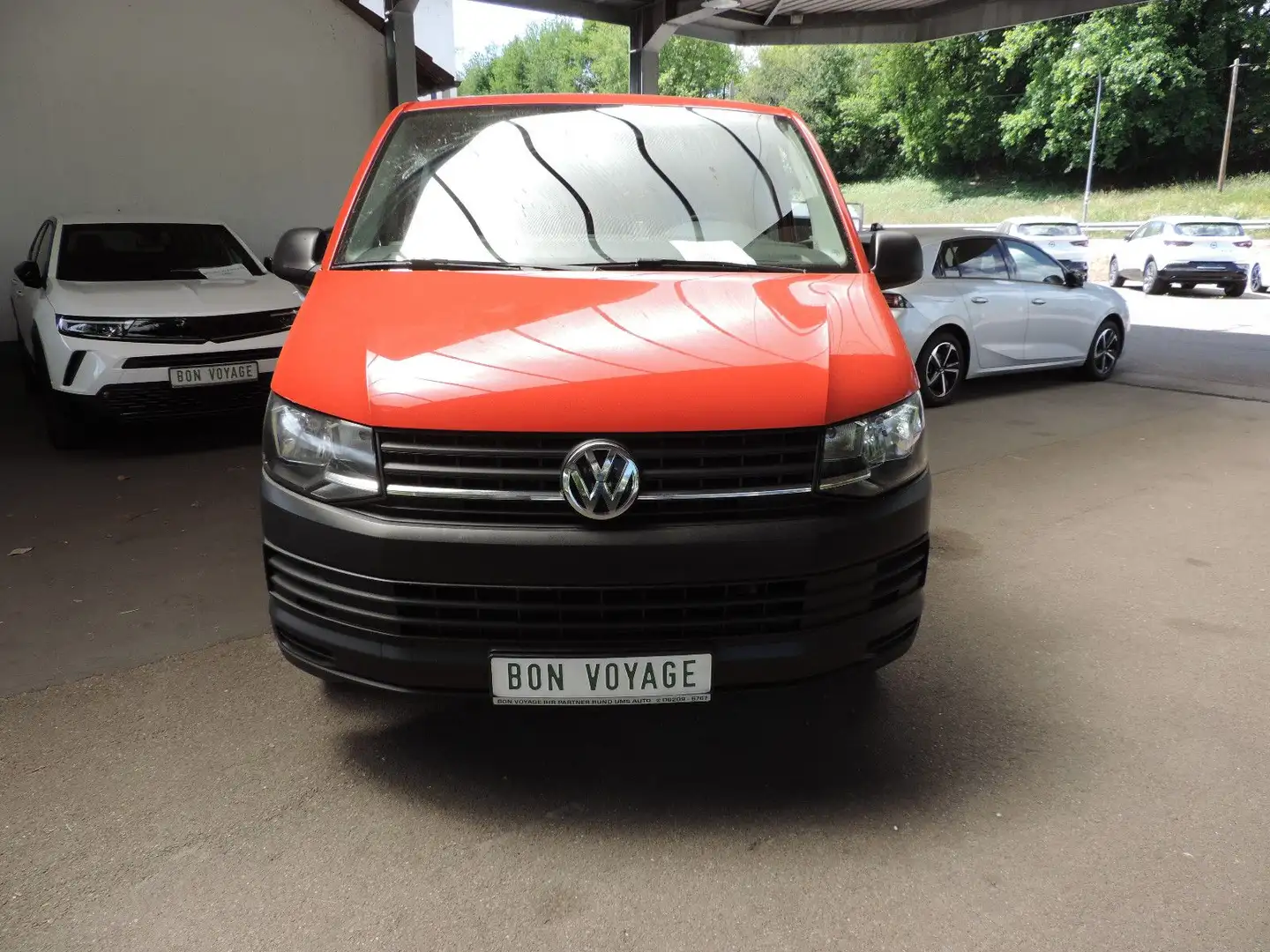 Volkswagen T6 Transporter Kasten NAVI Kamera Klima 3-Sitzer Rot - 1