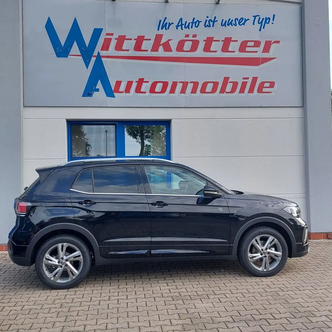 Volkswagen T-Cross 1.0 TSI  R-Line Facelift Navi,ACC,Kamera Schwarz - 1