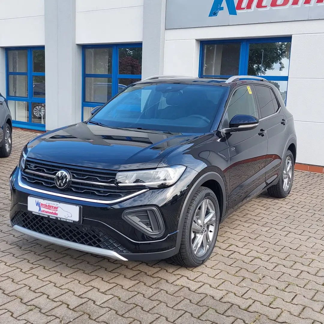 Volkswagen T-Cross 1.0 TSI  R-Line Facelift Navi,ACC,Kamera Schwarz - 2