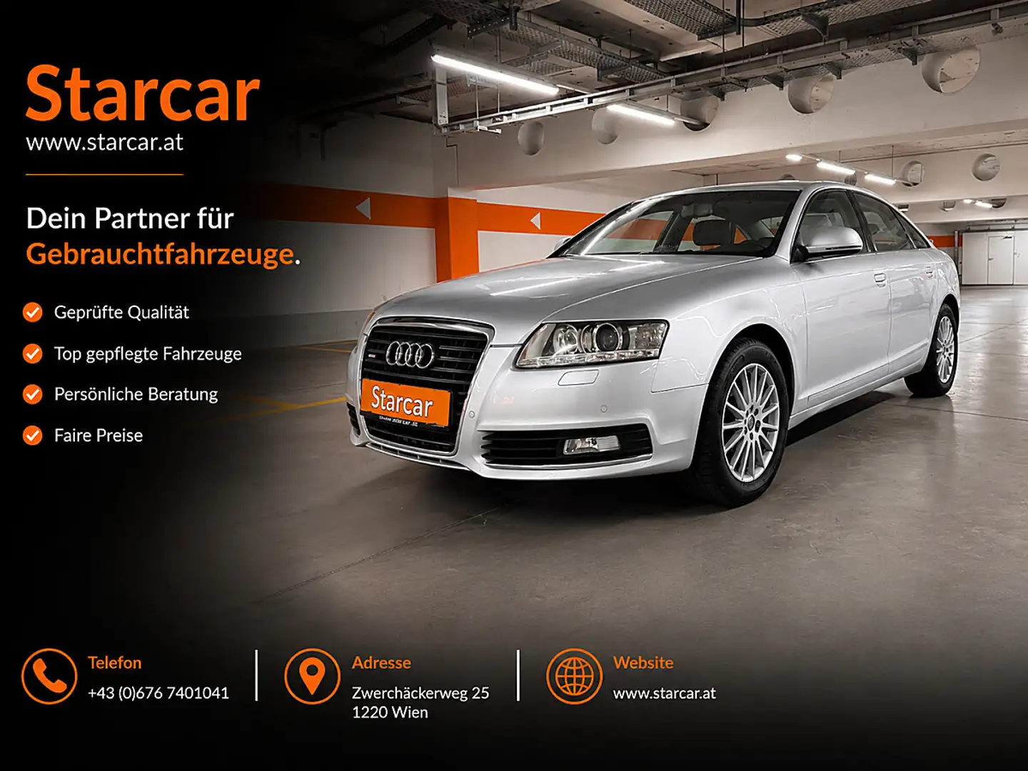 Audi A6 2,7 TDI quattro DPF Tiptronic Grau - 1